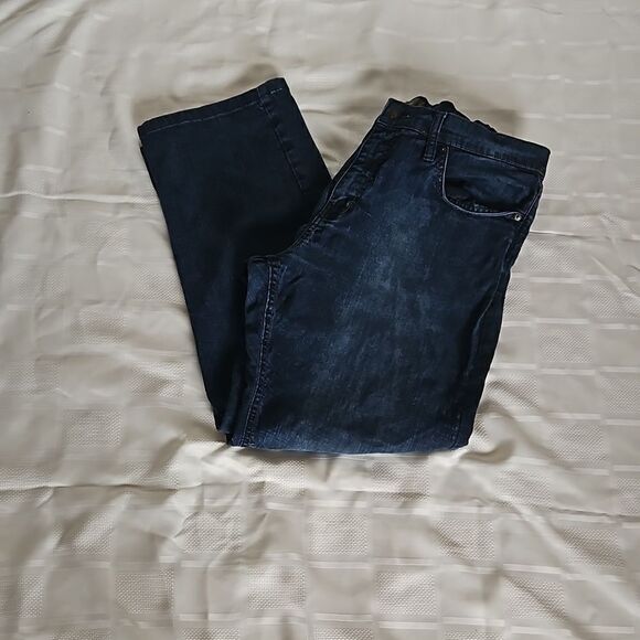 Urban Star Men's Relaxed Fit Denim Jeans 38×33 Dark Blue Washed - Picture 4 of 16